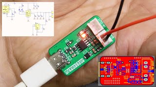 1A USB TypeC Lithium Battery Charger With Protection [upl. by Libove]