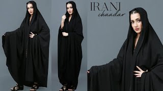 Irani Chadar Cutting And Stitching Long Iraqi Chadar Cutting  Round Irani Abaya Instant Niqab DIY [upl. by Clareta]