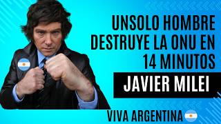 WAO JAVIER MILEI MAS QUE UN DISCURSO FUE UNA OBRA MAESTRA DONDE DESTRUYE A LA ONU PANAMEÑO REACCIONA [upl. by Elbart]