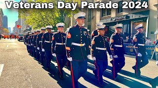 LIVE  New York City 105th Annual Veterans Day Parade 2024 [upl. by Ursulette]