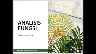 Kuliah 3 Modifikasi Perilaku  Analisis Fungsi [upl. by Eskil616]