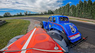 LEGEND CARS Italian Championship  Round 5 Race 1  Castelletto di Branduzzo  Driver Alberto Naska [upl. by Platon]