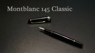 Montblanc 145 Classique stilografica full test [upl. by Weed]