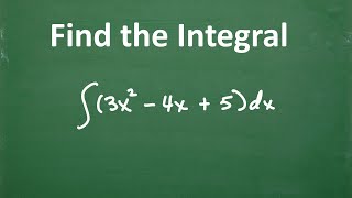 Find The Integral – How To Do Basic Calculus Integration [upl. by Eilasor]