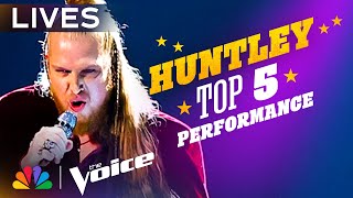 Huntley Performs quotHigherquot by Creed  The Voice Live Finale  NBC [upl. by Cirad]