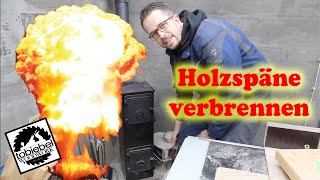 Holzspäne verbrennen so geht das⎮Staubexplosion verhindern⎮Werkstatteinrichtung⎮Werkstattschnack [upl. by Clyte]