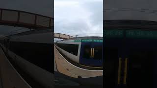 Ilkley railway station platform 1 Double length train on the first Sunday October 2024 trains [upl. by Adirf590]