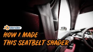 Seatbelt Material Shader in Blender [upl. by Ronn]