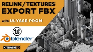 Relinking Textures amp Exporting FBXs in Blender [upl. by Heddy]