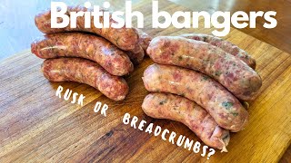 Lincolnshire Sausage  British Bangers  Gourmet Woodsman [upl. by Pettifer]