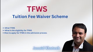 TFWS Tuition Fee Waiver Scheme [upl. by Pacificia512]