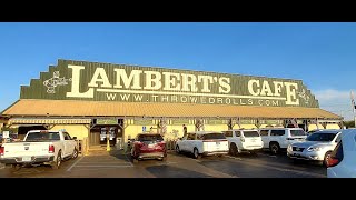 LAMBERTS CAFE  HOME OF THE THROWED ROLLS [upl. by Rotsen]