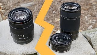 Sony 18135mm vs Kit Lens  55210mm [upl. by Fredela]