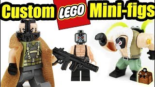 Batman Bane LEGO Custom Minifigures [upl. by Remliw]