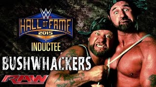 The Bushwhackers are announced for the WWE Hall of Fame Class of 2015 Raw February 23 2015 [upl. by Eanat]