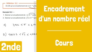 Cours  Encadrement dun réel par des nombres décimaux [upl. by Kcoj]