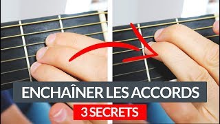 ENCHAÎNER les accords de guitare PLUS FACILEMENT [upl. by Latty]