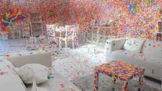 Yayoi Kusamas Obliteration Room  TateShots [upl. by Nari]