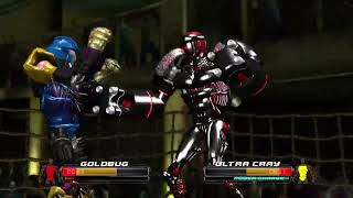 goldbug vs Ultracray real steel xbox 360 [upl. by Ailecra997]