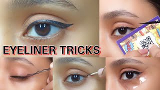 Eyeliner Hacks For Beginners  Eyeliner Tutorial [upl. by Loyce]