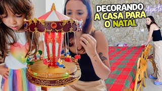 DECORANDO MINHA CASA NOVA PARA O NATAL [upl. by Josias]