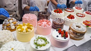 Amazing Cake Decorating Technique  Making a Variety of Cakes  Korean Street Food [upl. by Delle541]