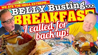 We ATE the MEGA EXTREME Belly Busting BREAKFAST SO BIG I called for BACK UP [upl. by Recor546]