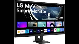 LG 32SR50FB MyView Smart Monitor Review  32quot FHD IPS HDR10 webOS 23 [upl. by Seabury862]