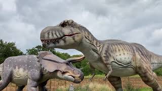 Dinosaurs at Whipsnade Zoo  New Zoorassic Park  Summer 2021 [upl. by Eanej]