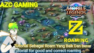 Tutorial Sebagai Roam Yang Baik Dan Benar Tutorial for good and correct roaming mobilelegends [upl. by Sarilda186]