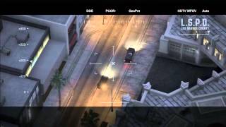 Grand Theft Auto V GTA 5 Police Chopper Surveillance [upl. by Annahsat]