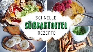 Süßkartoffel Rezepte  kalorienarm amp schnell [upl. by Irik]