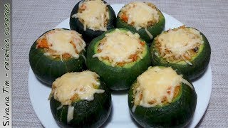 Calabacines Rellenos Receta Vegetariana [upl. by Notlad]