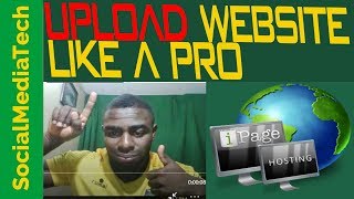 How To Upload Your Website For Hosting To Ipagecom [upl. by Eslek]