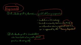 Qualified Dividends vs Ordinary Dividends US Tax [upl. by Stedt]