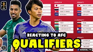 ASIA 2026 WORLD CUP QUALIFYING GROUPS REACTION [upl. by Raven]