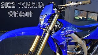 2022 YAMAHA WR450F UNCORKING NEW BIKE [upl. by Eneleahcim]