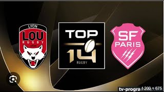 6eme journée de top 14 Lyon vs Stade Français [upl. by Felicidad]