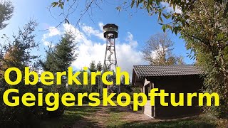 Oberkirch Wanderung zum Geigerskopfturm [upl. by Mairhpe]