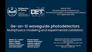 21D04 GeonSi waveguide photodetectors multiphysics modeling and experimental validation [upl. by Anon]