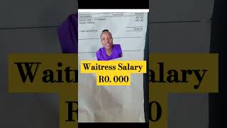 Waitressing Salary liferesetwithboni [upl. by Livy]