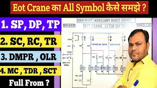 How to Read Electrical Drawing Symbol Explain  Eot Crane Panel All Symbol Full From  Eot tapan [upl. by Ailema600]