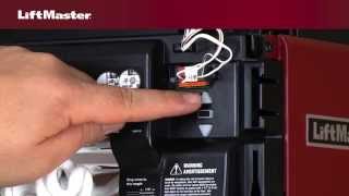 How to program travel on LiftMaster® Security20™ garage door opener [upl. by Thedrick]