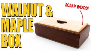 Scrap Wood Keepsake Box [upl. by Inoy]