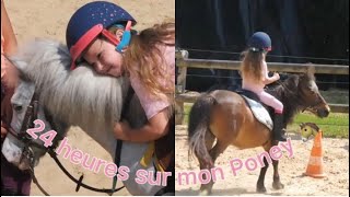 VLOG ÉQUITATION 24 Heures SUR LE PONEY  🐴 🐎 [upl. by Eihtur863]