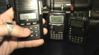 Amateur HTs UV3R Puxing PX888 Yaesu VX8DR Icom Ic81AD [upl. by Gustav849]