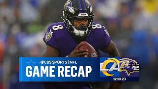 Ravens OUTLAST Rams with PUNT RETURN TD in OT  Game Recap  CBS Sports [upl. by Iyre429]