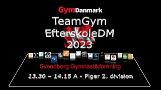 TeamGym Efterskole DM 2023 Piger A 2 Division [upl. by Freya]