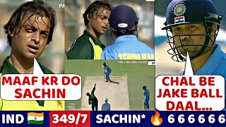 IND VS PAK 2004  SACHIN DESTROYED PAKISTAN AND SHOIAB AKHTAR IND VS PAK Most Shocking revenge ever [upl. by Ostap]