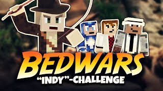 DIE quotINDIANA JONESquotCHALLENGE ★ Minecraft BEDWARS  Herr Bergmann [upl. by Mathi]